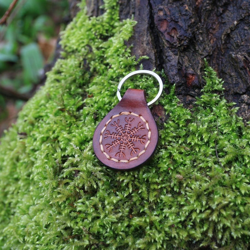 Helm Of Awe Keychain - NorseMyst